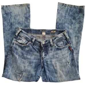 Silver Suki Bootcut Lightwash Jeans Size 30/32